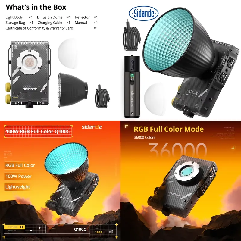 Marke für Sidande Q100C Q100Li – Photography Lighting Brands Bewertung und Preis