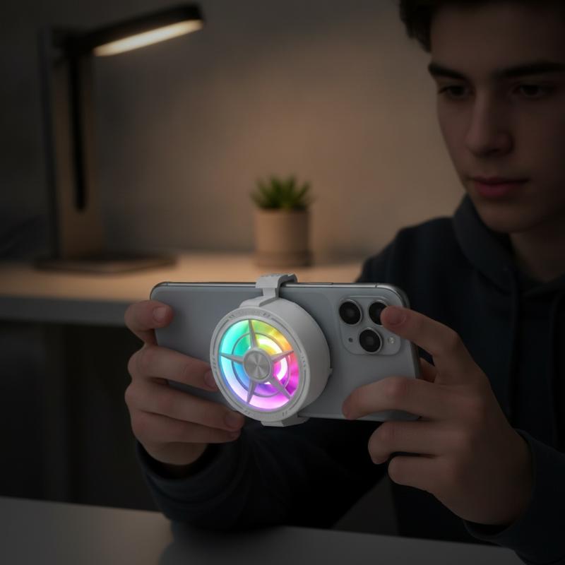 Clip-On-Handykühler mit RGB-Be – Photography Lighting Game Bewertung und Preis