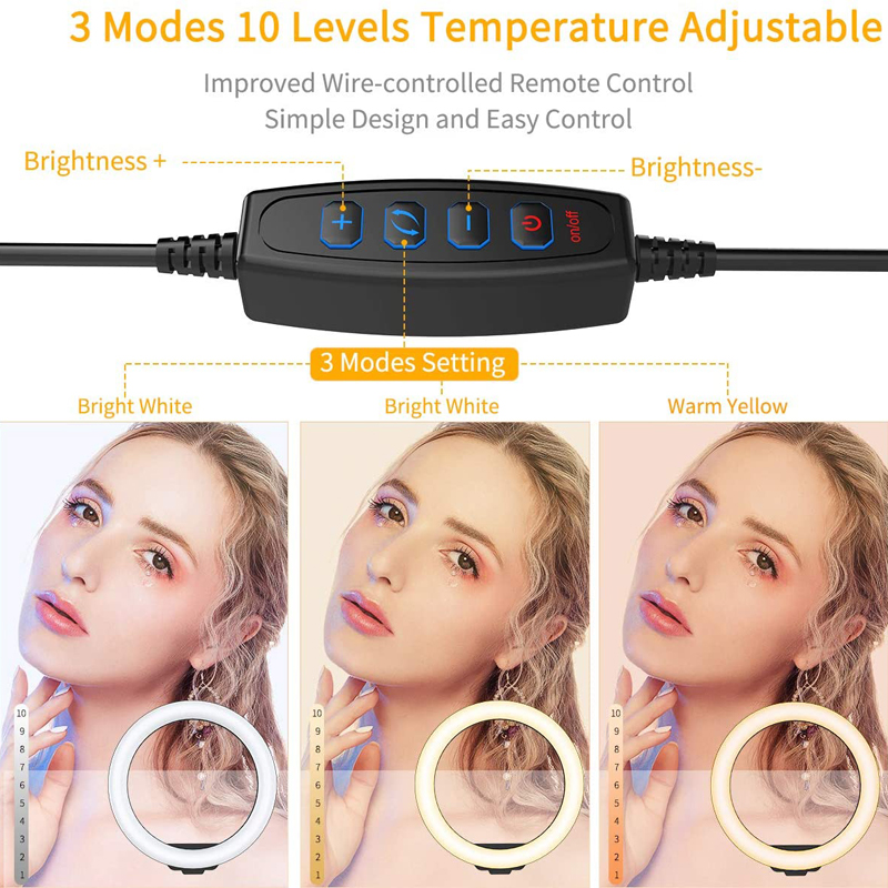 Videoleuchte 16/26/33cm Selfie – Photography Lighting Description Bewertung und Preis